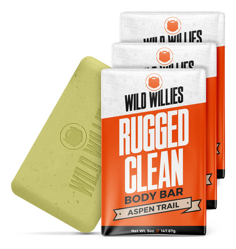 Jabón Hidratante En Barra Para Hombre Wild Willies, Jabones