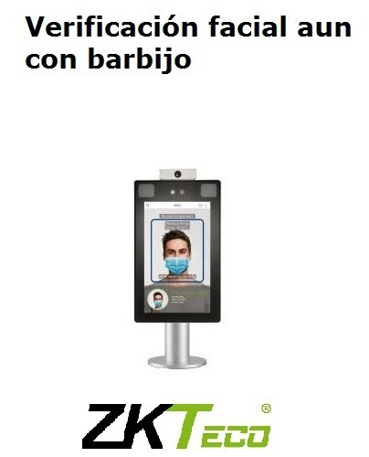 Control Acceso Asistencia Temperatura Molinete Zkteco Wifi