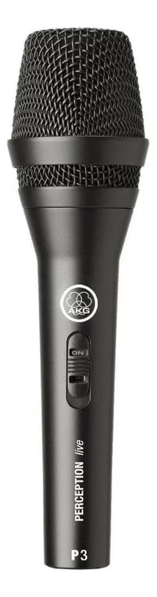 Akg P3 S Perception Live Microfone Dinâmico Cardióide Preto