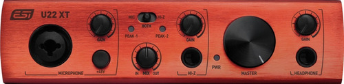 Imagem 2 de 3 de Interface De Audio Esi U22 Xt - Usb + Nf + Garantia