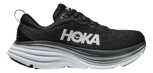 Tenis Hoka Hombre Caballero Running Bondi 8 Negro 