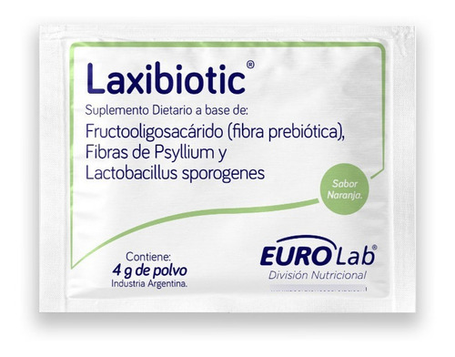 Imagen 2 de 2 de Laxibiotic Equilibra Flora Intestinal Salud Digestiva Sobres