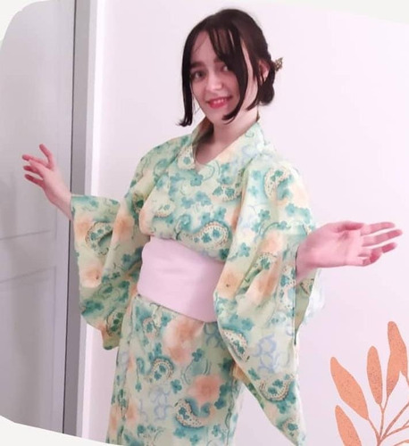 Obi Pre Atado Para Mujer Yukata Kimono Japones