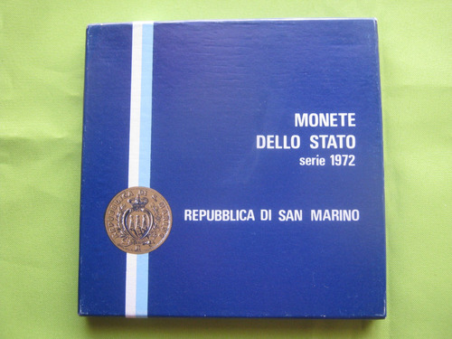 San Marino Set 8 Monedas Incluye Moneda De Plata 