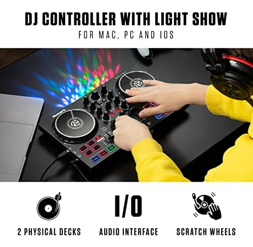 Numark Party Mix Ii - Controlador De Dj Con Set De Dj De Fie