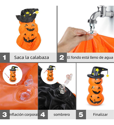 Calabaza De Halloween Hinchables Pvc