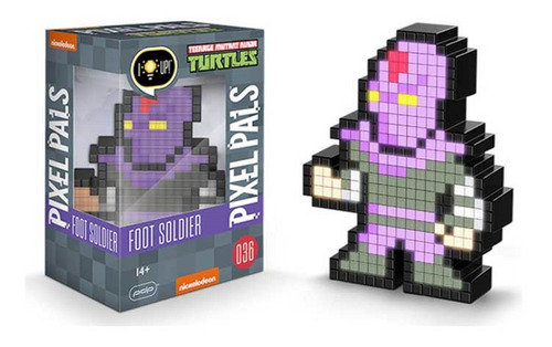 Pixel Pals Teenage Mutant Ninja Turtles Foot Soldier Lampara
