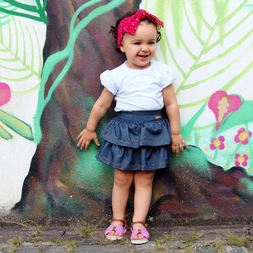 Saia Rodada De Menina Beb R 36 4