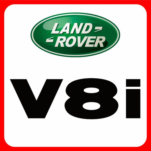 Calcomania V8i Land Rover Discovery