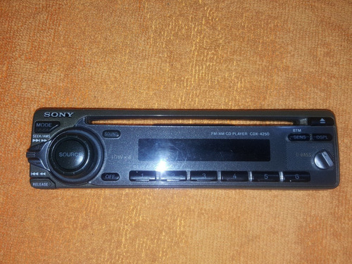 Caratula Autostereo Sony Cd Player Cdx-4250 (Usado)