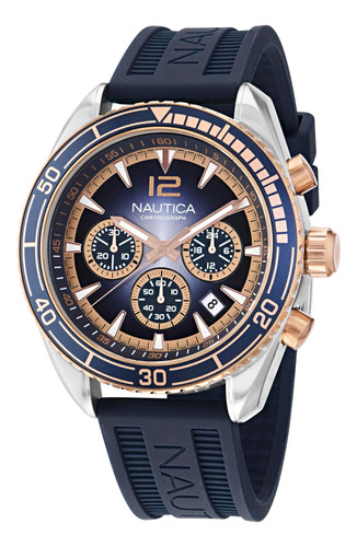 Nautica Reloj Para Hombre Napkbf301 Key Biscane Con Correa D