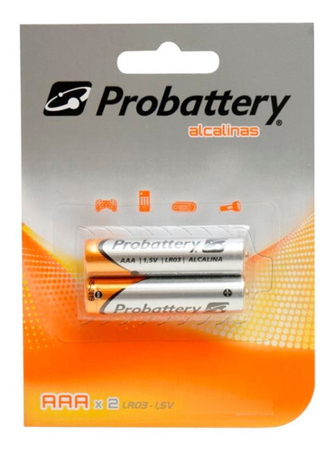 Pilas Alcalinas Aaa Probattery Bilster X 2 Unidad Bora Bikes