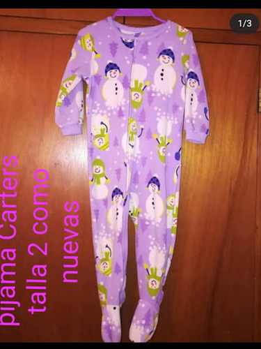Pijama Enteriza  Talla 2 Marca Carters Perfecto Estado 
