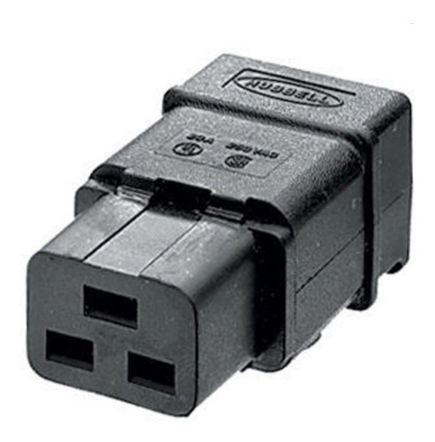 Imagen 1 de 2 de H320c Hubbell Conector Entrada Recta 2p 3h 20amp 250v