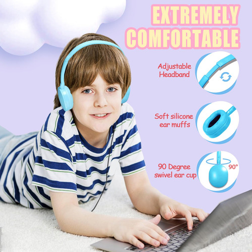 Auriculares Ladont Qs-102 Para Aula Infantil, Paquete De 30