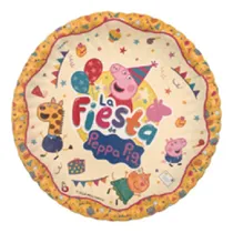 Comprar Plato De Cumpleaños Personajes Infantiles X 8 Unidades 