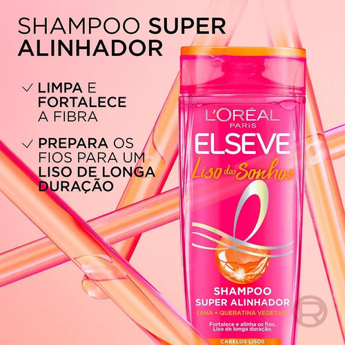 Elseve Liso Dos Sonhos Shampoo 375ml + Condicionador 170ml