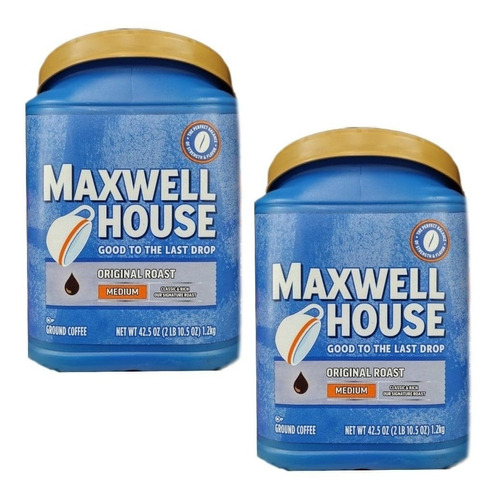 2x Maxwell House Original Roast Good To The Last Drop Medium