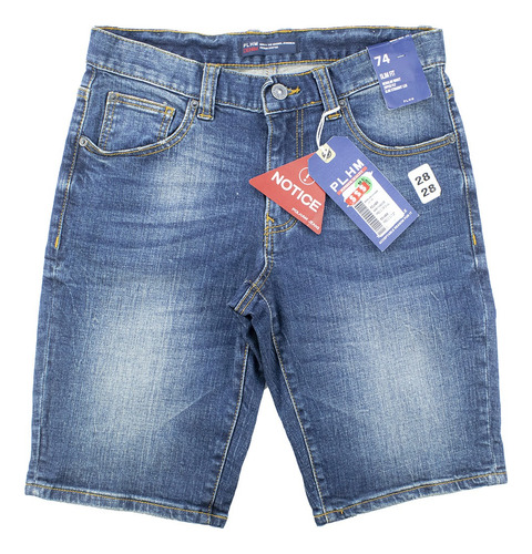 Bermuda Short De Mezclilla, Para Caballero Plhm Talla M
