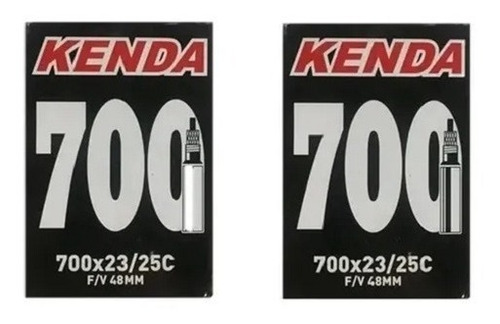 Par Câmara De Ar Bicicleta 700x25 48mm Kenda Presta Speed