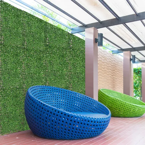 10 Placas De Grama Buchinho 40x60 Jardim Vertical Artificial Verde