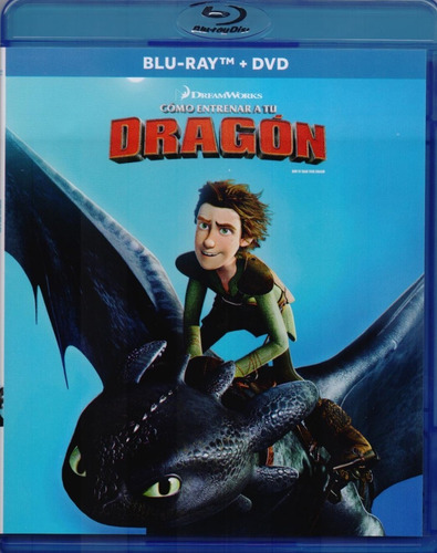 Imagen 1 de 3 de Como Entrenar A Tu Dragon Pelicula Blu-ray + Dvd