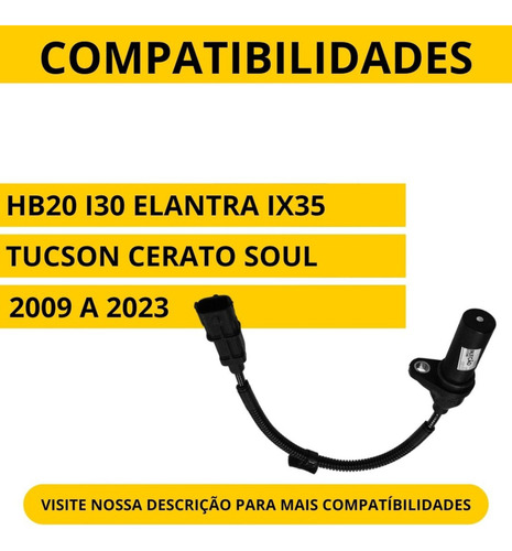Sensor Rotação I30 Hb20 Ix35 Elantra Hb20s Tucson Original