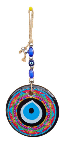 Amuleto Colgante De Pared Protección Casa Ojo Turco Vidrio