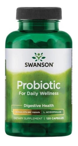 Probioticos Premium Enzimas Digestivas 120 Caps Swanson