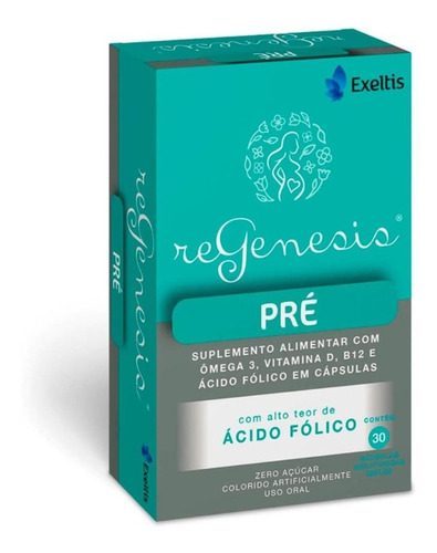 Regenesis Pré Suplemento Alimentar 30 Cápsulas - Exeltis