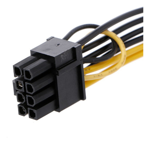 Queenly- Cable De Alimentación Gráfica De 15 Pines A 8 Pines