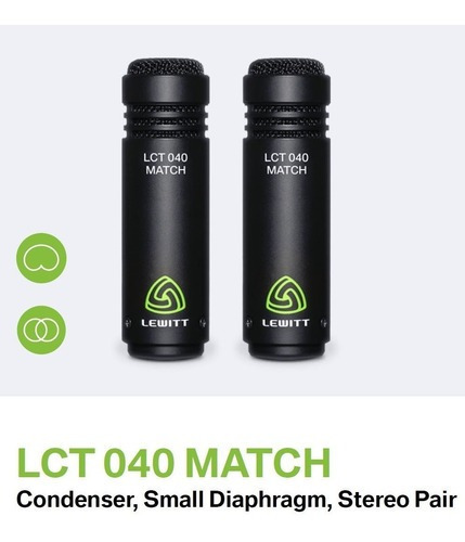 Micrófonos Lewitt LCT 040 Match pair condensador  cardioide
