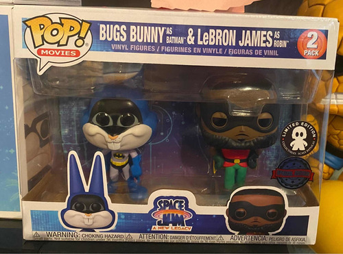 Funko Pop Space Jam 2 Pack Bugs Y Lebron James Dc