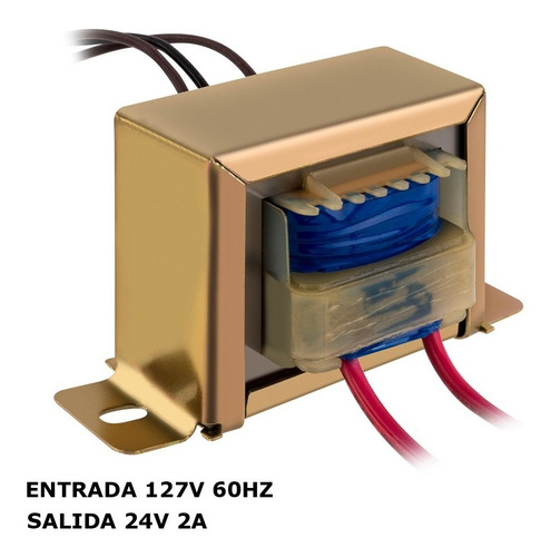 Transformador De 24v A 2a Con Tap Central Mv Electronica