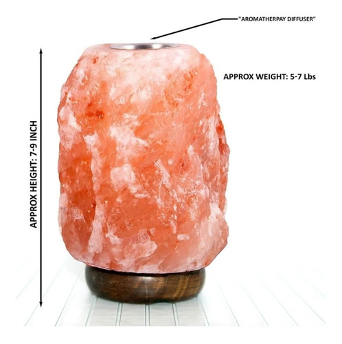 Imagen 3 de 7 de Super Oferta Lampara De Sal Aromaterapia+1 Esencia De Regalo