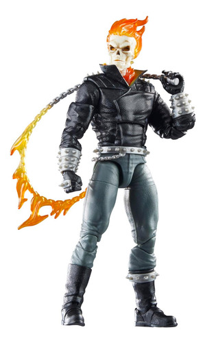 Figura De Acción Marvel Legends Ghost Rider Con Motocicleta (Reacondicionado)