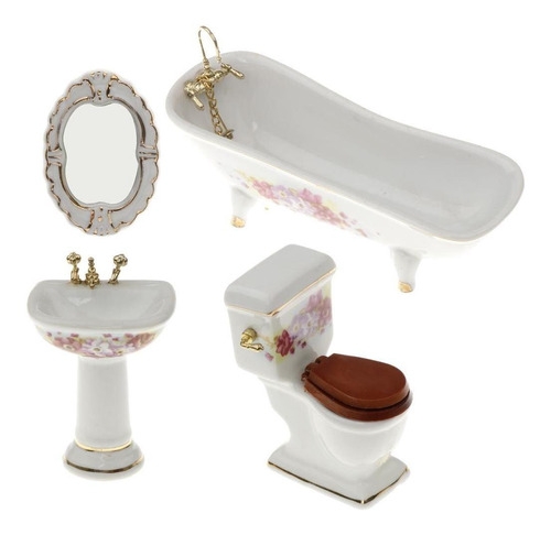 Muebles De Baño De La Casa De Muñecas