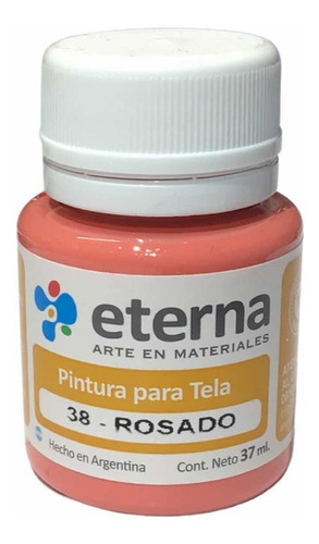 Pinturas Para Tela 37 Ml Eterna En La Plata Color Del Óleo 38 Rosado