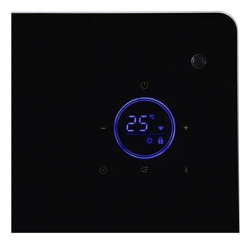 Estufa Electrica Convector Kendal Kgh-1500 Negro Con Wifi