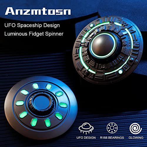 Cool Spaceship Fidget Spinners Metal, Ufo Model Finger ...