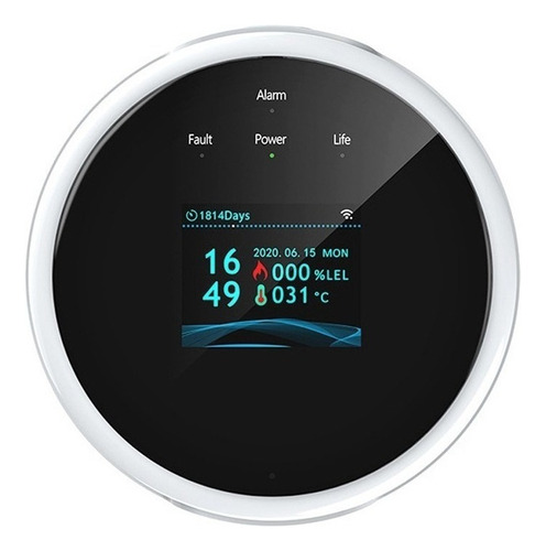 Sensor De Gas Natural Wifi Detector De Alarma De Gas Intelig