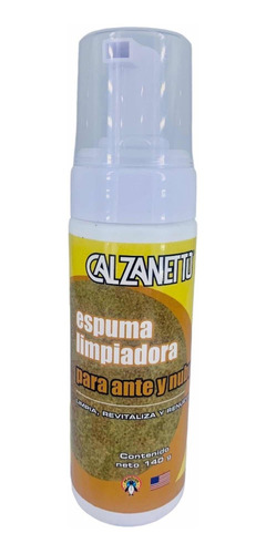 Espuma Limpiadora Para Ante Gamuza Calzado Tenis Calzanetto