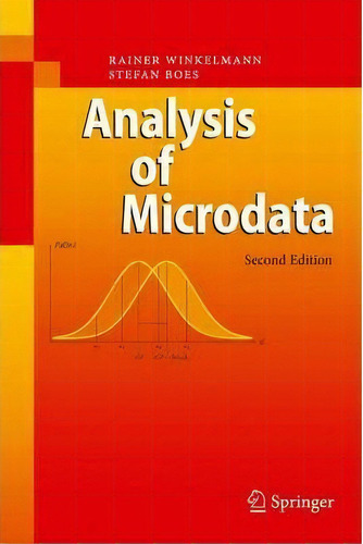 Analysis Of Microdata, De Stefan Boes. Editorial Springer Verlag Berlin Heidelberg Gmbh Co Kg, Tapa Blanda En Inglés