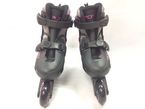 Imagen 3 de 6 de Patines En Linea Para Niña Ajustable Talla 31-34 Marca Plt