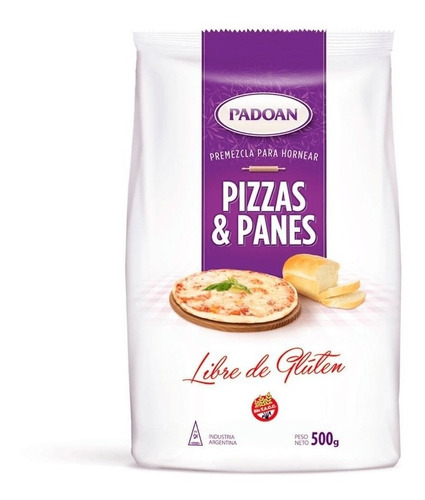 Premezcla Para Hornear Pan/pizza Sin Tacc Padoan X500grs 