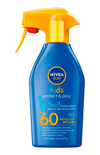 Nivea Sun Protector Solar Kids 5 En 1 Fps 60 Spray 270ml