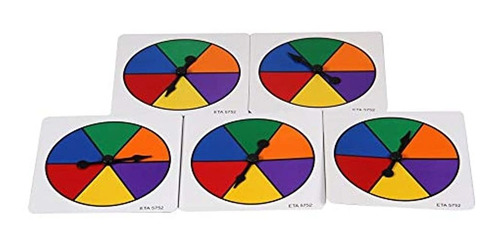 Eta Hand2mind Seis Color Spinner, 5 Unidades