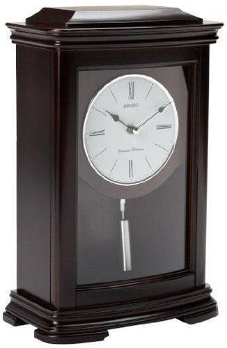 Repisa De La Chimenea De Seiko Con Reloj De Pendulo Caja De