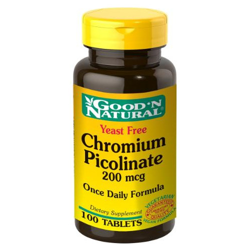Quemador De Grasa Chromium Picolinate 200mcg Goodn Natural