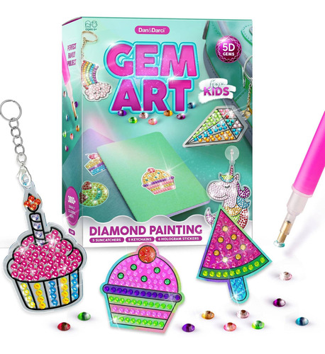 Gem Art, Kit De Pintura De Diamantes Para Niños, Gemas 5d Gr